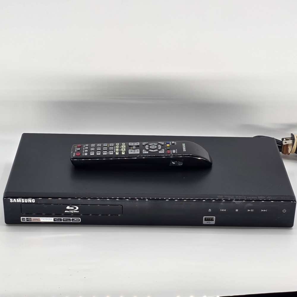 Samsung BD-P1590 Blu-ray Disc Player With Remote & HDMI Cable Tested Works